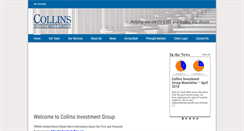 Desktop Screenshot of collinsinvestmentgroup.com