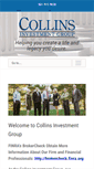 Mobile Screenshot of collinsinvestmentgroup.com